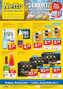 Netto Marken-Discount Prospekt "DER ORT, AN DEM DU IMMER AUSGEZEICHNETE PREISE FINDEST." mit  Seiten (Cottbus)
