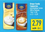 Cappuccino Angebote von Krüger Family bei diska Erlangen für 2,79 €