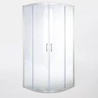 Accès d'angle circulaire "Onega" l. 90 cm en verre transparent - Brico Dépôt à Lorient Accès d'angle circulaire "Onega" l. 90 cm en verre transparent en promo chez Brico Dépôt Lorient à 179,00 €