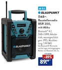 DAB+-Baustellenradio BSR 200, mit Akku Angebote von BLAUPUNKT bei ALDI Nord Mettmann für 89,99 €