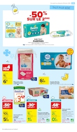 Offre Pampers dans le catalogue Carrefour Market du moment à la page 41