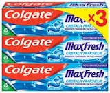 Dentifrice Max Fresh Cristaux Fraîcheur - COLGATE - Intermarché Dentifrice Max Fresh Cristaux Fraîcheur - COLGATE à 3,29 € dans le catalogue Intermarché