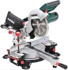 Scie à onglet KGS 216 M GL - Metabo en promo à 219,00 € chez Weldom Scie à onglet KGS 216 M GL - Metabo dans le catalogue Weldom