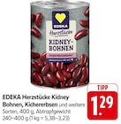 Herzstücke Kidney Bohnen Angebote von EDEKA bei EDEKA Ulm für 1,29 €