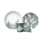 Lot de 10 assiettes décorées - CARREFOUR HOME en promo chez Carrefour Bourges à 1,99 €