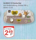 10 frische Eier Angebote von Globus bei GLOBUS Gera für 2,49 €