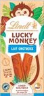 Tablette Lucky Monkey Lait Onctueux - LINDT en promo chez Intermarché Lorient à 1,53 €