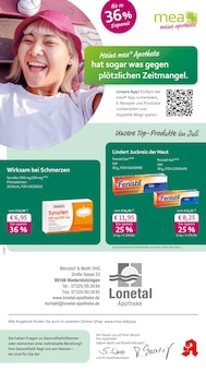 Aktueller mea - meine apotheke Prospekt "Unsere Juli-Angebote" für Niederstotzingen Aktueller mea - meine apotheke Prospekt für Niederstotzingen mit Seiten
