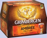 Bière d'Abbaye Ambrée - GRIMBERGEN à 7,54 € dans le catalogue Intermarché Super