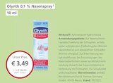 LINDA Premiumapotheke Wolfach - Olynth 0,1 % Nasenspray Angebot im Prospekt Olynth 0,1 % Nasenspray bei LINDA Premiumapotheke im Wolfach Prospekt für 3,49 €