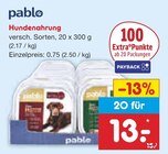 Hundenahrung im Angebot bei Netto Marken-Discount in Mülheim Hundenahrung Angebote von pablo bei Netto Marken-Discount Mülheim für 0,75 €