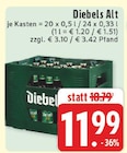 Alt Angebote von Diebels bei E center Kamp-Lintfort für 11,99 €