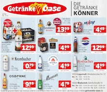 Getränke Oase Prospekt für Geseke mit 1 Seite Getränke Oase Prospekt für Geseke: "Aktuelle Angebote", 1 Seite, 26.05.2025 - 31.05.2025