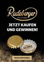 Aktueller Radeberger Prospekt "Jetzt kaufen und gewinnen!" mit 3 Seiten