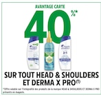 Intermarché La Salvetat-Saint-Gilles - Promo 40% en Avantage Carte sur tout Head & Shoulders et Derma X Pro Promo 40% en Avantage Carte sur tout Head & Shoulders et Derma X Pro à dans le catalogue Intermarché à La Salvetat-Saint-Gilles