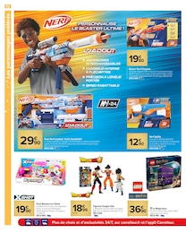 Prix et réduction Nerf dans le prospectus Carrefour en cours Offre Nerf dans le catalogue Carrefour du moment à la page 52
