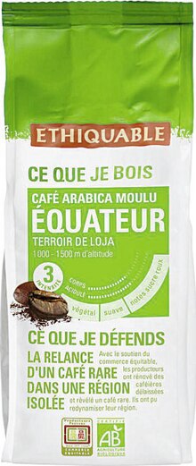 Café moulu Equateur Bio - Géant Casino à Grasse Café moulu Equateur Bio en promo chez Géant Casino Grasse à 2,30 €