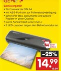 Laminiergerät von GENIE für 14,99 € bei Netto Marken-Discount im Angebot Laminiergerät von GENIE im aktuellen Netto Marken-Discount Prospekt