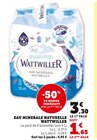 Eau minérale naturelle - Wattwiller en promo chez U Express Pau à 1,65 €
