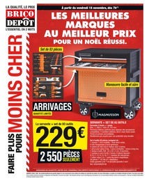 Catalogue Bricolage de Brico Dépôt Prospectus Brico Dépôt, "Les meilleures marques au meilleur prix pour un Noël réussi.", 36 pages, 18/11/2022 - 08/12/2022