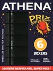 Lot de 6 boxers - ATHENA en promo chez Intermarché Hyper Paris à 19,90 €