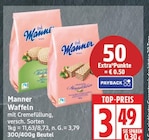 Manner Waffeln für 3,49 € bei EDEKA im Angebot Manner Waffeln im aktuellen EDEKA Prospekt