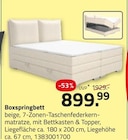 Boxspringbett im ROLLER Prospekt Boxspringbett von im aktuellen ROLLER Prospekt für 899,99 €