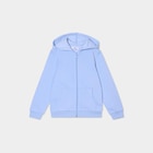 La Halle Revin - Promo Sweat zippé à capuche droit molleton bleu clair fille Promo Sweat zippé à capuche droit molleton bleu clair fille à 8,99 € dans le catalogue La Halle à Revin