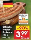 Aktuelle Bratwurst Angebote bei Netto Marken-Discount in Kiel Aktuelles Offizielle Stadion Bratwurst Angebot bei Netto Marken-Discount in Kiel ab 3,99 €