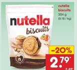 biscuits Angebote von Nutella bei Netto Marken-Discount Bad Salzuflen für 2,79 €