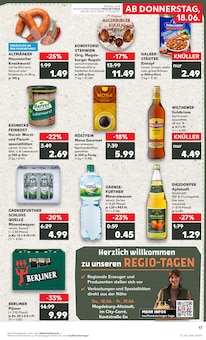Bier im aktuellen Kaufland Prospekt (Magdeburg) Bier im Kaufland Prospekt "Hier bin ich richtig" mit 56 Seiten (Magdeburg)