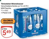 GLOBUS - Mineralwasser Angebot im Prospekt Mineralwasser bei GLOBUS im Prospekt "" für 5,49 €