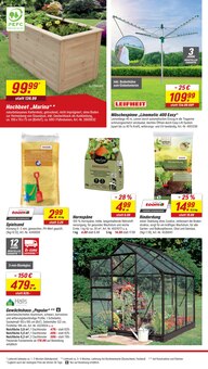 Wäschespinne im toom Baumarkt Prospekt "Respekt, wer's selber macht." mit 22 Seiten (Cottbus)