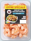 Crevettes décortiquées - U en promo chez Super U Neuilly-sur-Seine à 4,16 €