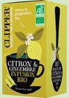 Infusion bio citron gingembre - CLIPPER en promo chez Intermarché Infusion bio citron gingembre - CLIPPER dans le catalogue Intermarché