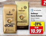Ganze Bohnen von Dallmayr für 10,99 € bei Lidl im Angebot Ganze Bohnen von Dallmayr im aktuellen Lidl Prospekt
