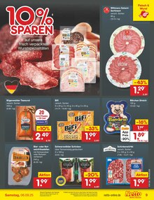 Wurst im aktuellen Netto Marken-Discount Prospekt (Essen) Wurst im Netto Marken-Discount Prospekt "Aktuelle Angebote" mit 63 Seiten (Essen)