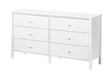 Kommode mit 6 Schubladen weiß von KILBERGET für 169,00 € bei IKEA im Angebot Kommode mit 6 Schubladen weiß von KILBERGET im aktuellen IKEA Prospekt