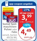 Spülmaschinen-Pulver von Somat für 3,99 € bei budni im Angebot Spülmaschinen-Pulver von Somat im aktuellen budni Prospekt