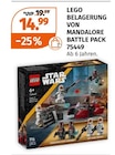 Lego im Müller Prospekt BELAGERUNG VON MANDALORE BATTLE PACK von LEGO im aktuellen Müller Prospekt für 14,99 €