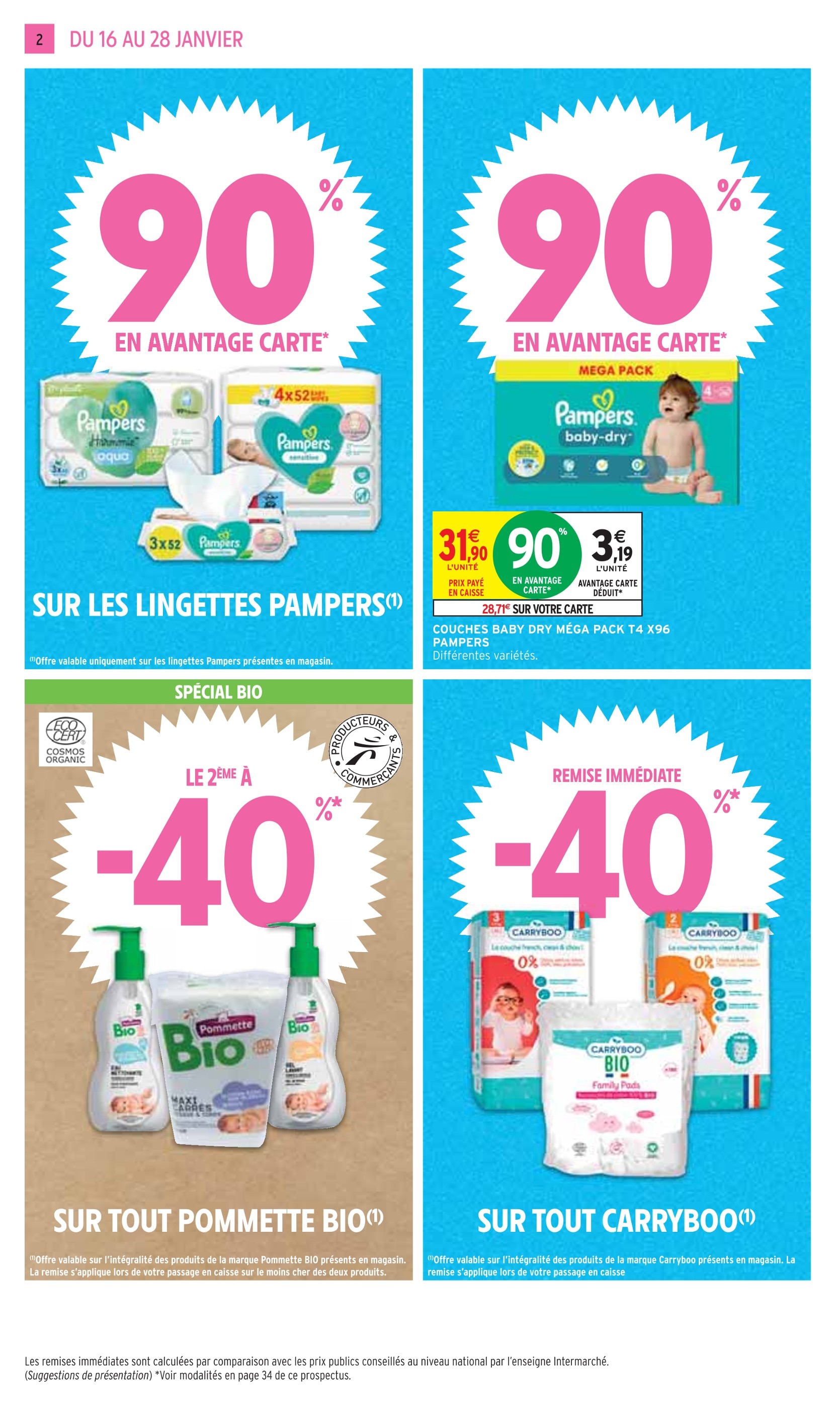 Stokomani - En ce moment, les 94 couches Pampers Baby-dry
