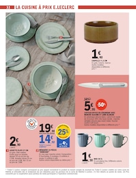 Offre Assiette Plate dans le catalogue E.Leclerc du moment à la page 32