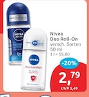 Deo Roll-On Fresh Active Angebote von Nivea bei budni Pinneberg für 2,79 €