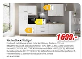 Küchenblock Stuttgart bei Möbel AS im Kuppenheim Prospekt für 1.699,00 €