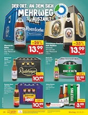 Aktueller Netto Marken-Discount Prospekt mit Becks, "Aktuelle Angebote", Seite 20