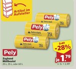 Zugband Müllbeutel 25 L im Angebot bei combi in Emden Zugband Müllbeutel 25 L Angebote von Pely bei combi Emden für 1,79 €