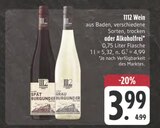 Spätburgunder Angebote von 1112 bei EDEKA Altenburg für 3,99 €