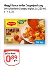 Tomaten Sauce im Angebot bei GLOBUS in Neubrandenburg Tomaten Sauce Angebote von Maggi bei GLOBUS Neubrandenburg für 0,89 €