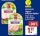 Veganer Schinken-Spicker Mortadella von Rügenwalder im aktuellen ALDI SÜD Prospekt für 1,11 €