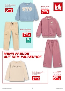 Bekleidung im aktuellen KiK Prospekt (Saarbrücken) Bekleidung im KiK Prospekt "MEHR SPASS IN DER SCHULE." mit 23 Seiten (Saarbrücken)